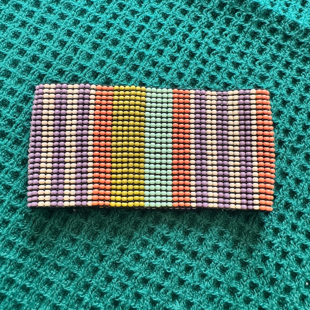 Chunky multi color beaded bracelet